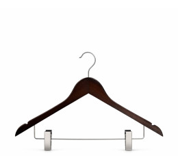 CABIDE MADEIRA MARROM C/2 PRESILHAS ALUM. MR411